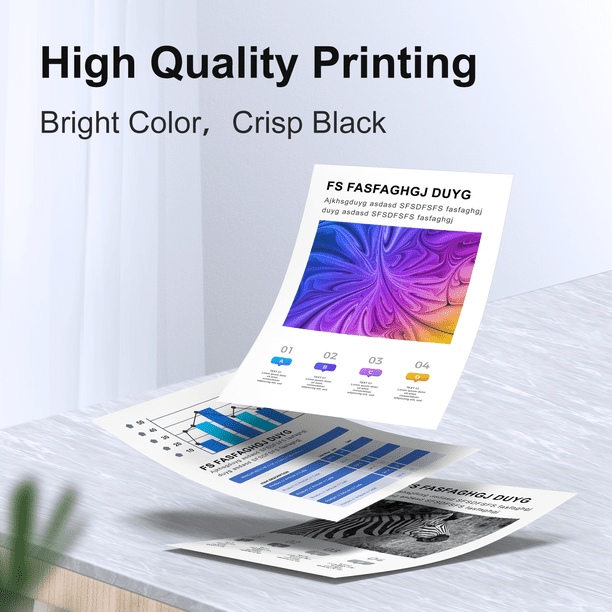 63XL Ink Compatible for HP 63 Printer Ink Cartridge for HP