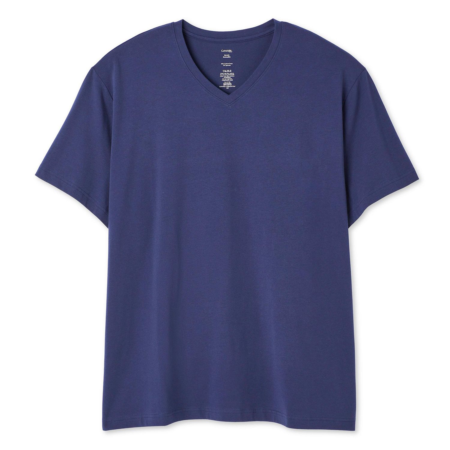 George Men's Stretch V-Neckline Tee