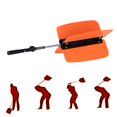 thumbnail image 4 of S SERENABLE Résistance à la Puissance pour Golf 79cmx32.5cm, Pratique de Swing de Golf, pack Orange, 4 of 9