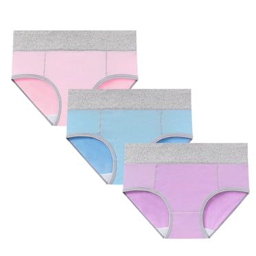 Cameland 3PC Women Period Panties Casual High Waist Menstrual Period Leak Proof Underwear Cotton Briefs
