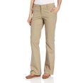 thumbnail image 2 of Dickies Womens Slim Fit Bootcut Stretch Twill Pants, 2 Regular, Desert Sand, 2 of 2