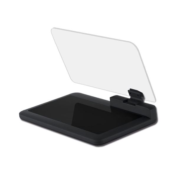 Universal Smart Mobile Phone Holder Mount for Car with Head Up Display GPS Navigation Reflector Black