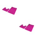 thumbnail image 4 of kurtrusly 1/2/3 Polyester Chenille Rug Carpet With Soft Texture Good Stepping Feeling And Strong Grip Prompt Rose Red 50*80+50*50 2PCS, 4 of 6