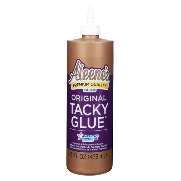 Colle Aleene’s Original Tacky 473 ml – Colle universelle pour loisirs créatifs, formule épaisse à prise rapide, séchage en 40 minutes