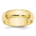 thumbnail image 1 of Bande Demi-Ronde en Or Jaune 10K 6mm Taille 6.5, 1 of 4