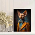 thumbnail image 2 of Qisvanset Geometric Kudu Canvas Print 12x16 Inch Dining Room Art, 2 of 8