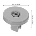 thumbnail image 3 of HEALEEP 4Pcs Dishwasher Lower Wheels Plastic Grey for Prevent Wobbling and Upgrade, 3 of 8