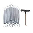 thumbnail image 1 of Maoww 15 Pcs Ressorts de Trampoline pour Remplacement Extérieur Ressort Robuste Trampoline Pièces Lourdes 16cm, 1 of 6