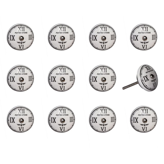KNOB-IT VINTAGE HANDPAINTED CERAMIC KNOBS (12-Pack) KI1210