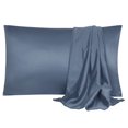 thumbnail image 1 of Unique Bargains Luxury Satin Pillowcase Cool Silk Pillow Case Cover, 1 of 9