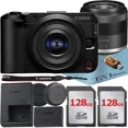 thumbnail image 1 of Canon EOS R50 V Appareil Photo Sans Miroir avec Objectif 14-30 mm + Lot de 2 Cartes Mémoire 128 Go + Ensemble d'Accessoires ZeeTech, 1 of 5