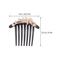 thumbnail image 2 of 2 Pcs Peigne de Mariée Perles de Mariage Peigne de Mariée Accessoire de Cheveux en Strass, 2 of 8