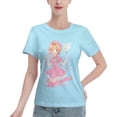 thumbnail image 1 of T-Shirt Basique à Manches Courtes pour Femme Cardinal Sakura, 1 of 6