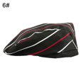 thumbnail image 1 of Chef Hat Unisex Beret Geometric Pattern Duck Mouth Style Men Women Pure Color Short Brim Chef Hat for Baker, 1 of 6