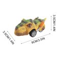 thumbnail image 4 of A Triceratops Inertial Vehicle Toy Miniature Dino Car Simulation Model With Roll Back Action, 4 of 4