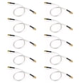 thumbnail image 1 of 10Pcs SMA Male to SMA Male RF Extension Coax Pigtail Semi-Rigid Cable RG402 30cm, 1 of 1