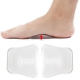 thumbnail image 1 of Flat Arch Support Pads Soft Silicone Massage Insoles For Foot And Comfort, 1 of 4
