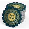 thumbnail image 4 of Inkdotpot Real Gold Foil Happy Diwali Tags Favor Hang Paper Tags 100 Piece, 4 of 6