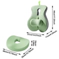 thumbnail image 3 of Lumbar Support Pad Orthopedic Lumbar Cushion Chair Backrest Pillow Chair Gaming Chair Backrest Pad Adjustable Slider Bleacher Cushion Seat Seat Cushion for Car Back Seat Driver Cushion for Bleachers, 3 of 4