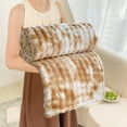 thumbnail image 4 of EGNMCR Throw Blanket, Throw Blanket for Couch Imitation Rabbits Hair Fleece Blanket Office Nap Blanket Air Conditioning Sofa Cover Blanket Student Dormitory Fleece Blanket Polyester Fiber Blanket, 4 of 6