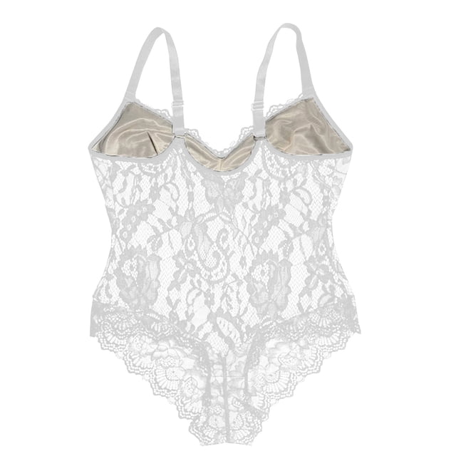 Under 10,Women's Lace Shapewear Underwear, Inner Straps + Outer Body Shaping, Seamless Bodysuit, Full Body Control, For Workout/Underwear, Compression Shaping, Seamless Bralette Relaxed Fit