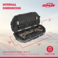 thumbnail image 3 of SKB Hard Protective Storage Case for Archery Bow and Arrows iSeries Shaped Bow Case, Black, 3 of 10