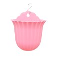 thumbnail image 2 of Wall Hanging Flower Pot Fence Resin Hanging Plant Pot Outdoor With Drainage Hole, 2 of 7
