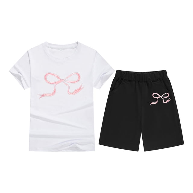Swaddling Set Baby Boy Fall Clothes 3-6 Months Children's Short Sleeve Candy Color Comfortable Children's Round Neck T Shirt