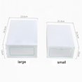 thumbnail image 4 of 1Pcs Plastic Shoebox Storage Box Transparent Crystal Storage Household Shoebox Drawer Storage Organizer Green 1pc L, 4 of 6