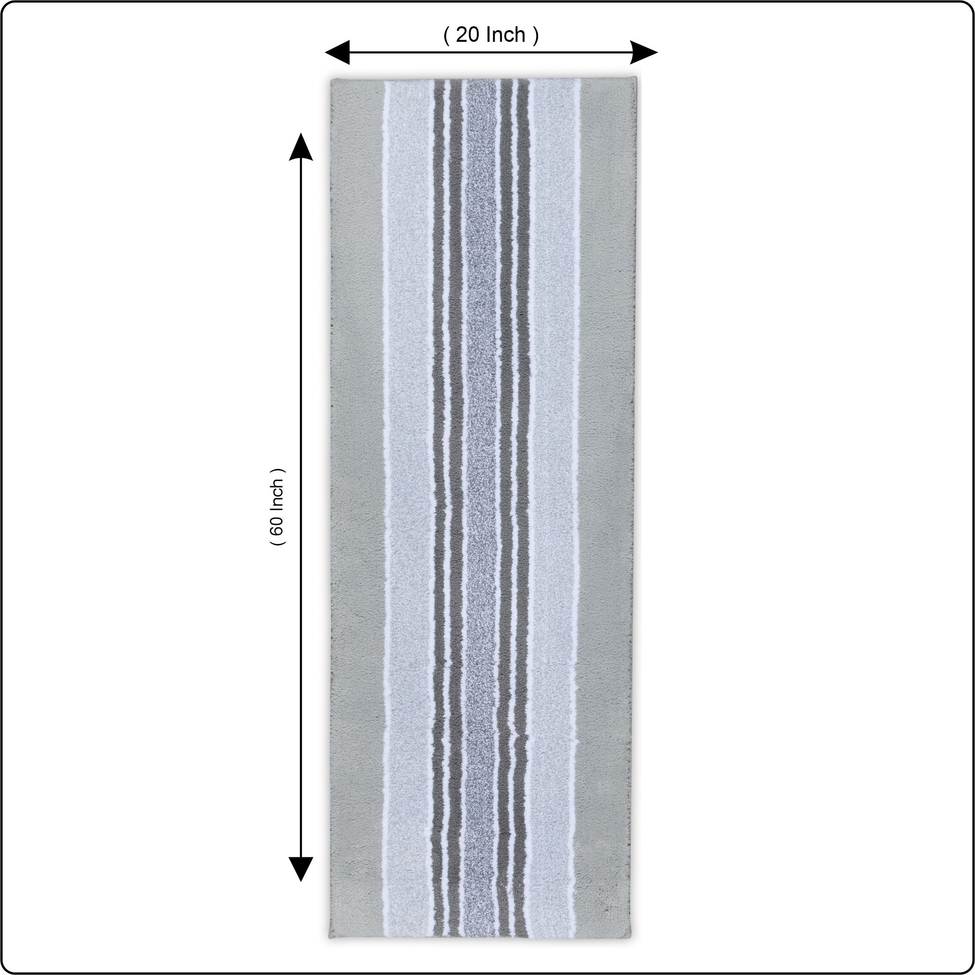 Tapis de couloir tufté Mainstays