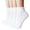 White, variant on BYHONG Socks for Women Women's Anti Blister Wicking Athletic Ankle Quarter Cushion Cotton Socks 4 Pack for Running Tennis and Workout Running Socks Womens White One Size