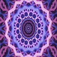 thumbnail image 1 of Ahgly Company Machine Washable Indoor Square Transitional Heliotrope Purple Area Rugs, 6' Square, 1 of 7