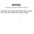 thumbnail image 2 of Kugel Front Wheel Bearing Hub Assembly 70-KH9202 for Car Tesla 3 Y with 150mm Flange RWD, 2 of 11