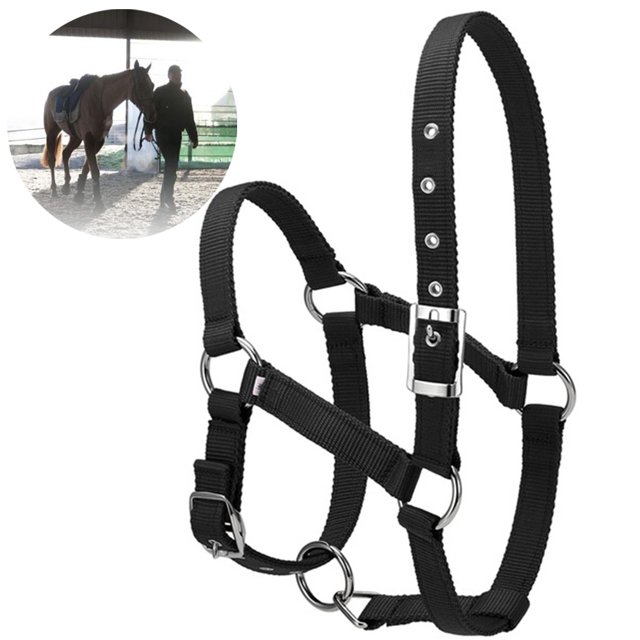 Cheval Licou Épaissi Ajustable Créatif Cheval Bride Collier de Tête de Cheval