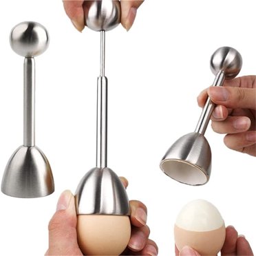 Clearance! Eggshells Separator Eggshells Top Eggshells Cutter Stainless Steel Eggshells Top Eggshells Opener Used For Hard And Soft Eggs Breakfast Tool Online Shopping Todays Deals #45
