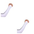 thumbnail image 2 of maskred Cycling Glove Accessory Hand Arm Protector Protection Breathable Half Finger Sleeve Running Camping Fishing Driving No.6 2Set, 2 of 6