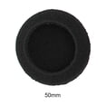 thumbnail image 4 of Maoww 1 Paire de Coussinets d'Écouteurs Ronds pour Casque de Jeu Protection Auditive Coussinets en Éponge Respirants 50mm, 4 of 7