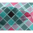 thumbnail image 4 of oneOone Viscose Chiffon Fabric Tartan Check Printed Fabric 1 Yard 42 Inch Wide, 4 of 4