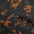 thumbnail image 1 of oneOone Velvet Rust Brown Fabric Abstracts Craft Projects Decor Fabric Printed By The Yard 58 Inch Wide, 1 of 4
