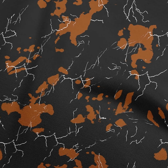 oneOone Velvet Rust Brown Fabric Abstracts Craft Projects Decor Fabric Printed By The Yard 58 Inch Wide
