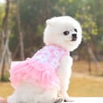 thumbnail image 2 of Dvruxg Robe Princesse de Printemps Été pour Animaux de Compagnie pour Lapins Chien Chat Mignonne Décoration Lapin Robe Jupe Costumes pour Animaux Vêtements (Rose), 2 of 5