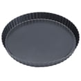 thumbnail image 2 of Bakeware Set, 9in Bakeware Carbon Steel Baking Pan With Movable Chassis And Wavy Edge Nonstick Black For Family Baking, 2 of 8