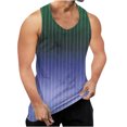 thumbnail image 1 of WAENQINLA Débardeurs pour Hommes Plage Musculation T-Shirts Sans Manches Amples à Rayures T-Shirts Graphiques Course Stringer Débardeurs pour Hommes Débardeurs pour Hommes à Moins de 5 $, 1 of 4