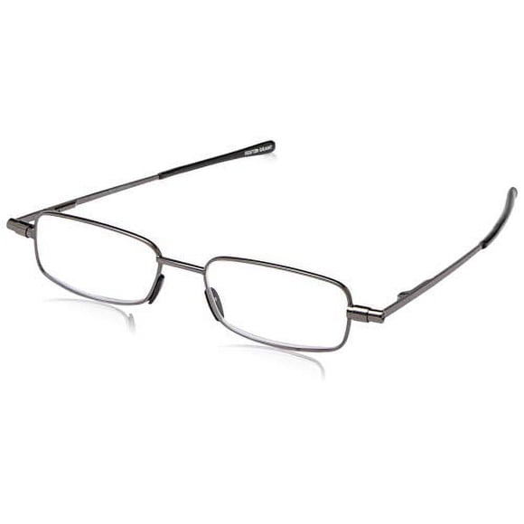 Foster Grant Gavin Lunettes de Lecture Micro Pliantes Plates, Unisexe