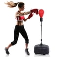 thumbnail image 2 of Soozier Sac de Frappe, Ensemble de Sacs de Boxe avec 6 Ventouses et Gants de Boxe, 2 of 10