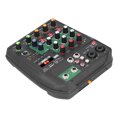thumbnail image 1 of DJ Console Mixer, Ultra Low Noise Mini Audio Mixer Compatible ABS  For Music Lovers For Recording Studios For Entertainment Venues For DJ For Singing Halls, 1 of 8