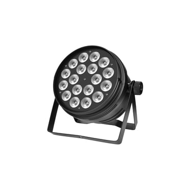 Monoprice 18x 10-Watt RGBW 4-in-1 LED Flat Par Stage Light | For Bands, DJs, Banquets, Weddings - Stage Right Series