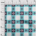 thumbnail image 1 of oneOone Cotton Flex Fabric Check Ikat Print Sewing Fabric BTY 40 Inch Wide, 1 of 4