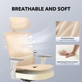 thumbnail image 4 of EDTara Mesh Ergonomic Office Chair, High-Back Swivel Design With Adjustable Lumbar Support, 3d Armrests and Reclining Back, 4 of 8