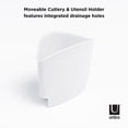 thumbnail image 2 of Umbra Sinkin Dish Rack,White/Nickel, 2 of 9